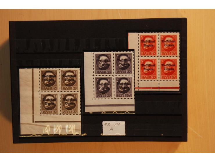 1849/1920, sehr reichhaltiger Sammlungsbestand in 11 Kassetten, 3 Alben und 2 Briefalben, beginnend mit rund 70 (!!) Nr1, dav