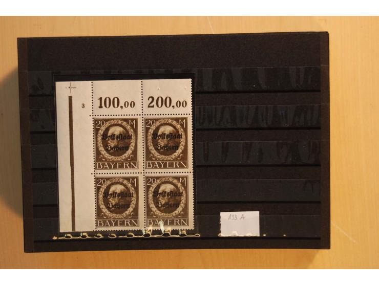 1849/1920, sehr reichhaltiger Sammlungsbestand in 11 Kassetten, 3 Alben und 2 Briefalben, beginnend mit rund 70 (!!) Nr1, dav
