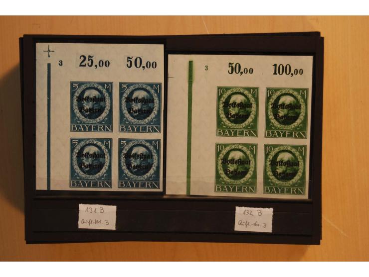 1849/1920, sehr reichhaltiger Sammlungsbestand in 11 Kassetten, 3 Alben und 2 Briefalben, beginnend mit rund 70 (!!) Nr1, dav