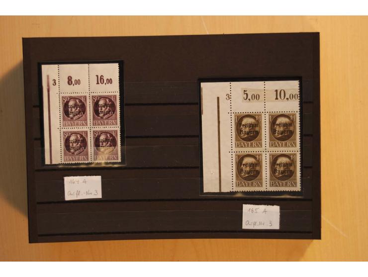 1849/1920, sehr reichhaltiger Sammlungsbestand in 11 Kassetten, 3 Alben und 2 Briefalben, beginnend mit rund 70 (!!) Nr1, dav