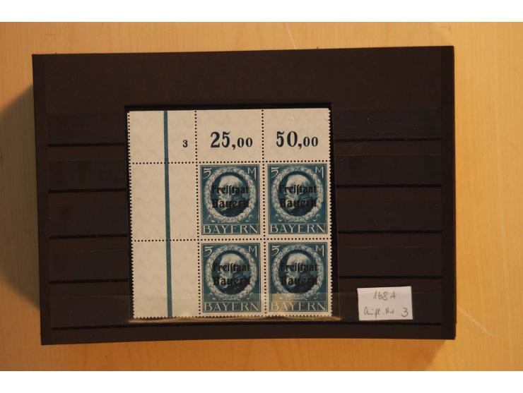 1849/1920, sehr reichhaltiger Sammlungsbestand in 11 Kassetten, 3 Alben und 2 Briefalben, beginnend mit rund 70 (!!) Nr1, dav
