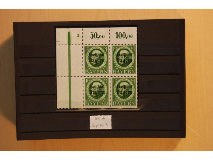 1849/1920, sehr reichhaltiger Sammlungsbestand in 11 Kassetten, 3 Alben und 2 Briefalben, beginnend mit rund 70 (!!) Nr1, dav
