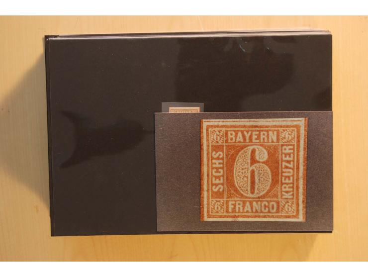 1849/1920, sehr reichhaltiger Sammlungsbestand in 11 Kassetten, 3 Alben und 2 Briefalben, beginnend mit rund 70 (!!) Nr1, dav
