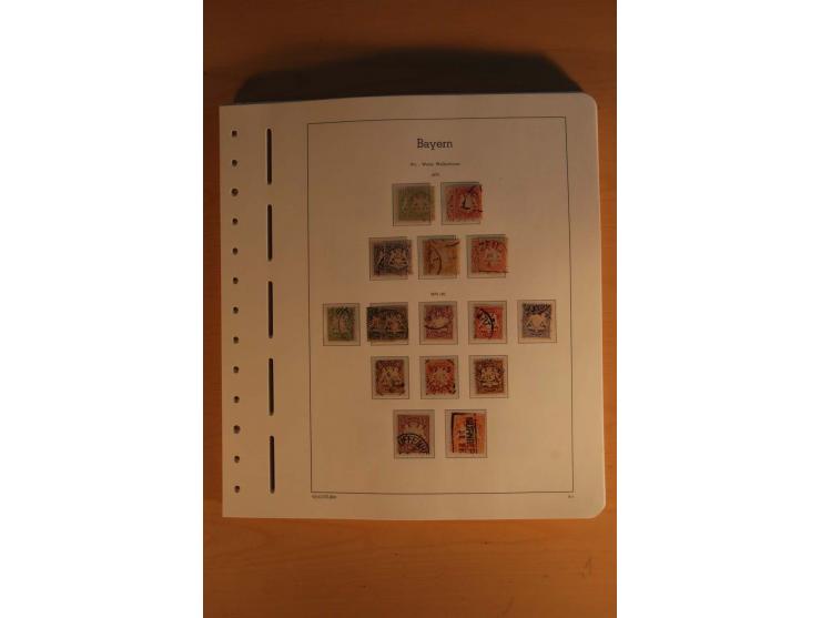 1849/1920, sehr reichhaltiger Sammlungsbestand in 11 Kassetten, 3 Alben und 2 Briefalben, beginnend mit rund 70 (!!) Nr1, dav