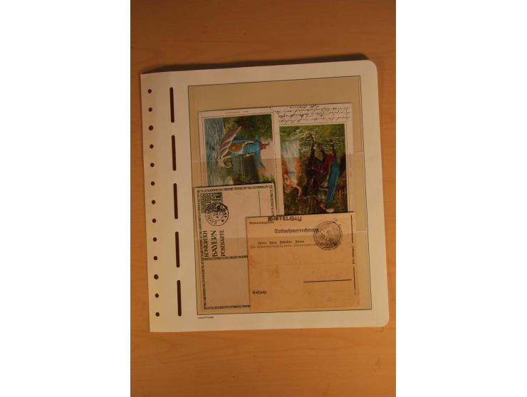 1849/1920, sehr reichhaltiger Sammlungsbestand in 11 Kassetten, 3 Alben und 2 Briefalben, beginnend mit rund 70 (!!) Nr1, dav