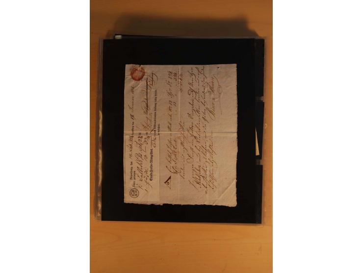 1849/1920, sehr reichhaltiger Sammlungsbestand in 11 Kassetten, 3 Alben und 2 Briefalben, beginnend mit rund 70 (!!) Nr1, dav