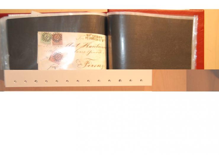 1849/1920, sehr reichhaltiger Sammlungsbestand in 11 Kassetten, 3 Alben und 2 Briefalben, beginnend mit rund 70 (!!) Nr1, dav