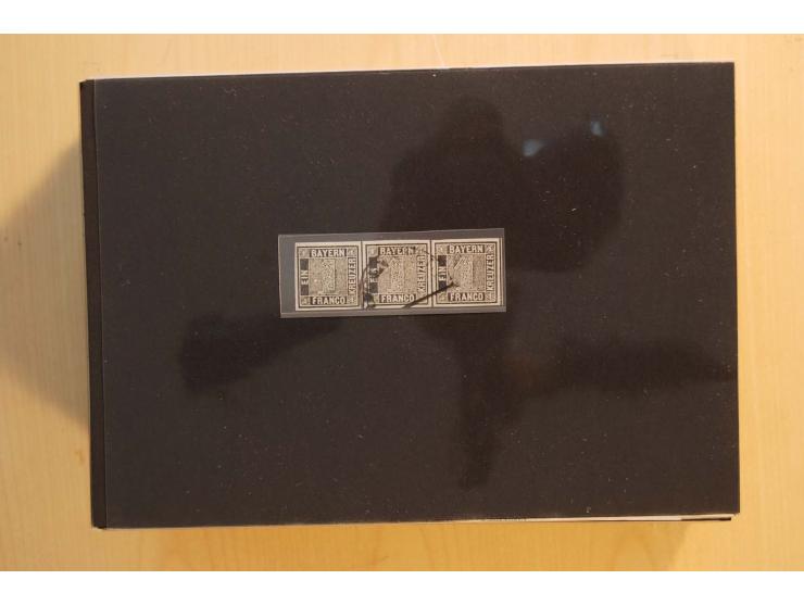 1849/1920, sehr reichhaltiger Sammlungsbestand in 11 Kassetten, 3 Alben und 2 Briefalben, beginnend mit rund 70 (!!) Nr1, dav