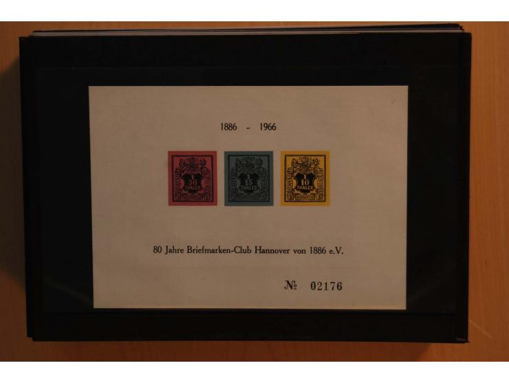 1850/75 (ca.), reichhaltiger Sammlungsbestand einschließlich einer  schönen Sammlung nachverwendeter Stempel; dabei viel inte