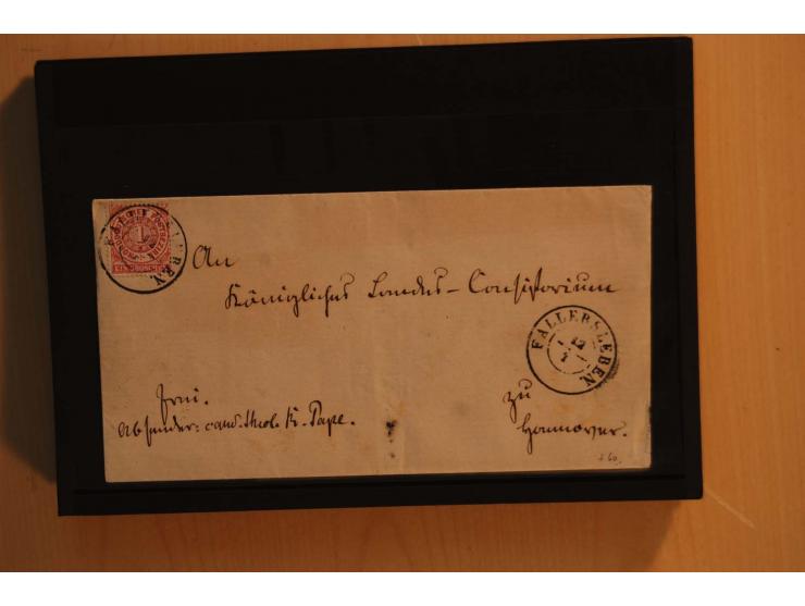 1850/75 (ca.), reichhaltiger Sammlungsbestand einschließlich einer  schönen Sammlung nachverwendeter Stempel; dabei viel inte