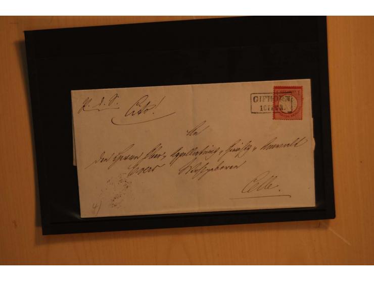 1850/75 (ca.), reichhaltiger Sammlungsbestand einschließlich einer  schönen Sammlung nachverwendeter Stempel; dabei viel inte