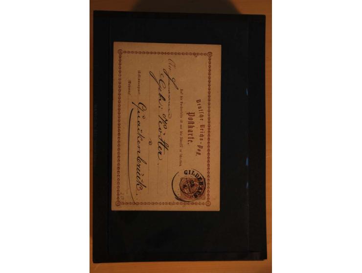 1850/75 (ca.), reichhaltiger Sammlungsbestand einschließlich einer  schönen Sammlung nachverwendeter Stempel; dabei viel inte