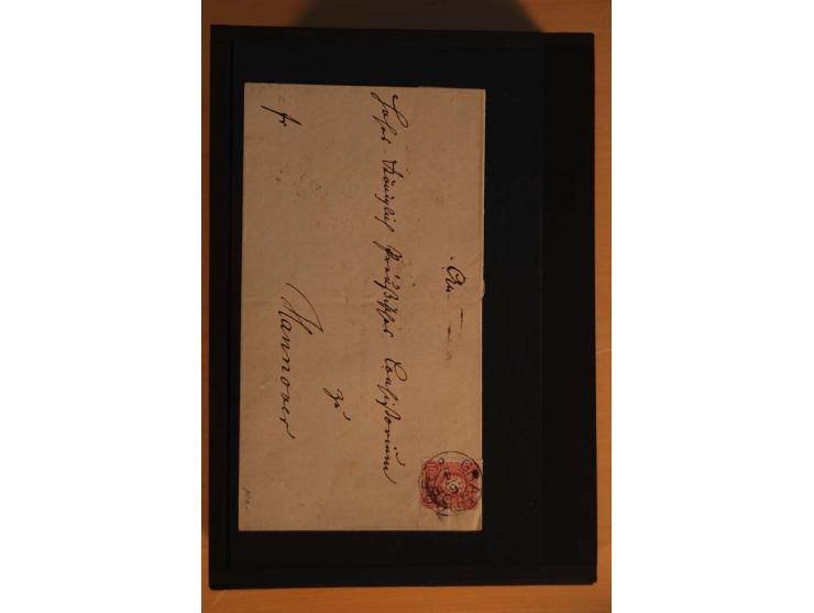 1850/75 (ca.), reichhaltiger Sammlungsbestand einschließlich einer  schönen Sammlung nachverwendeter Stempel; dabei viel inte