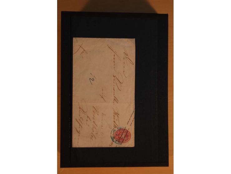 1850/75 (ca.), reichhaltiger Sammlungsbestand einschließlich einer  schönen Sammlung nachverwendeter Stempel; dabei viel inte