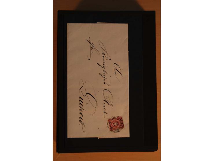 1850/75 (ca.), reichhaltiger Sammlungsbestand einschließlich einer  schönen Sammlung nachverwendeter Stempel; dabei viel inte