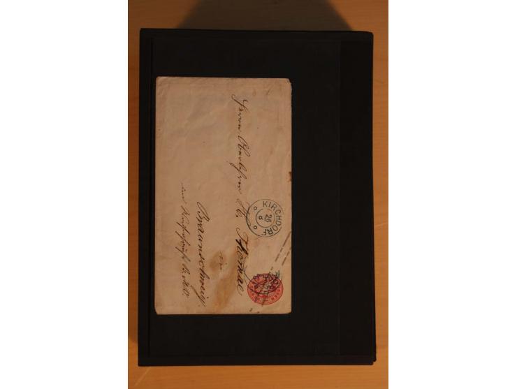 1850/75 (ca.), reichhaltiger Sammlungsbestand einschließlich einer  schönen Sammlung nachverwendeter Stempel; dabei viel inte