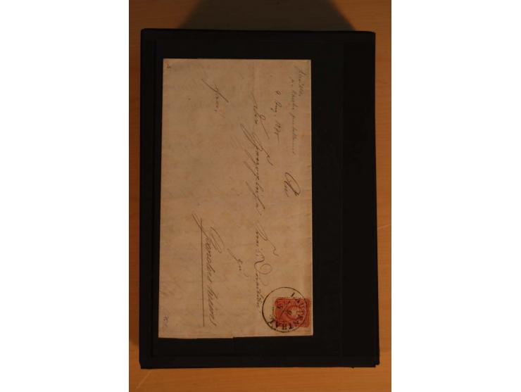 1850/75 (ca.), reichhaltiger Sammlungsbestand einschließlich einer  schönen Sammlung nachverwendeter Stempel; dabei viel inte