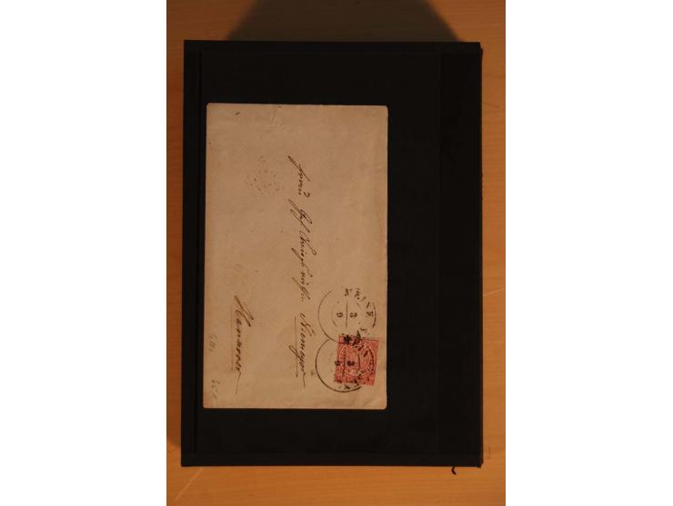 1850/75 (ca.), reichhaltiger Sammlungsbestand einschließlich einer  schönen Sammlung nachverwendeter Stempel; dabei viel inte