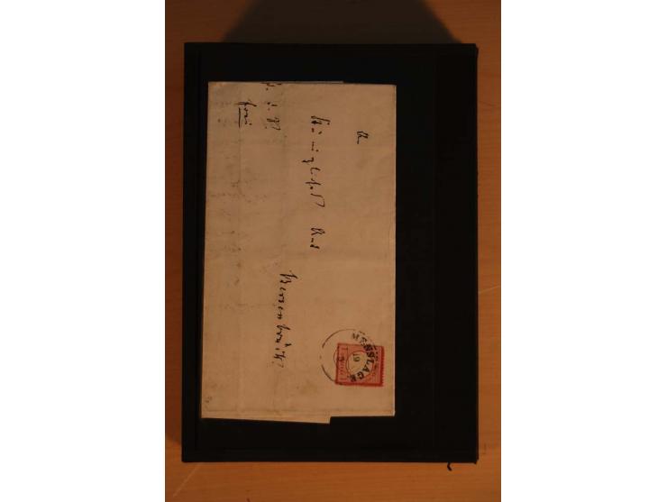 1850/75 (ca.), reichhaltiger Sammlungsbestand einschließlich einer  schönen Sammlung nachverwendeter Stempel; dabei viel inte