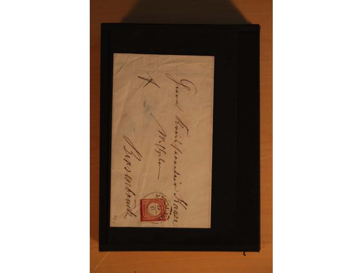 1850/75 (ca.), reichhaltiger Sammlungsbestand einschließlich einer  schönen Sammlung nachverwendeter Stempel; dabei viel inte