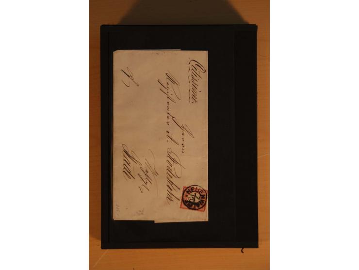 1850/75 (ca.), reichhaltiger Sammlungsbestand einschließlich einer  schönen Sammlung nachverwendeter Stempel; dabei viel inte