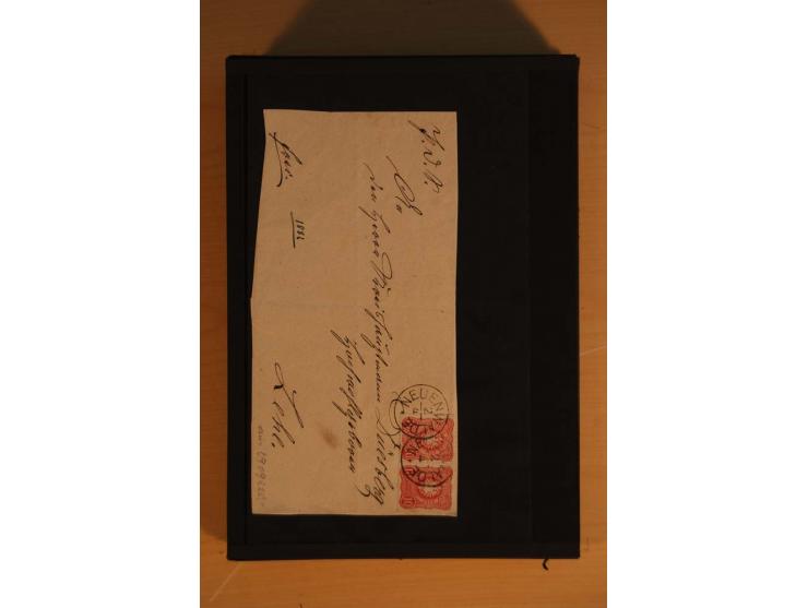 1850/75 (ca.), reichhaltiger Sammlungsbestand einschließlich einer  schönen Sammlung nachverwendeter Stempel; dabei viel inte