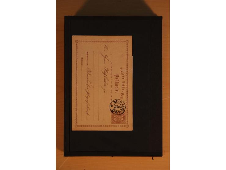1850/75 (ca.), reichhaltiger Sammlungsbestand einschließlich einer  schönen Sammlung nachverwendeter Stempel; dabei viel inte