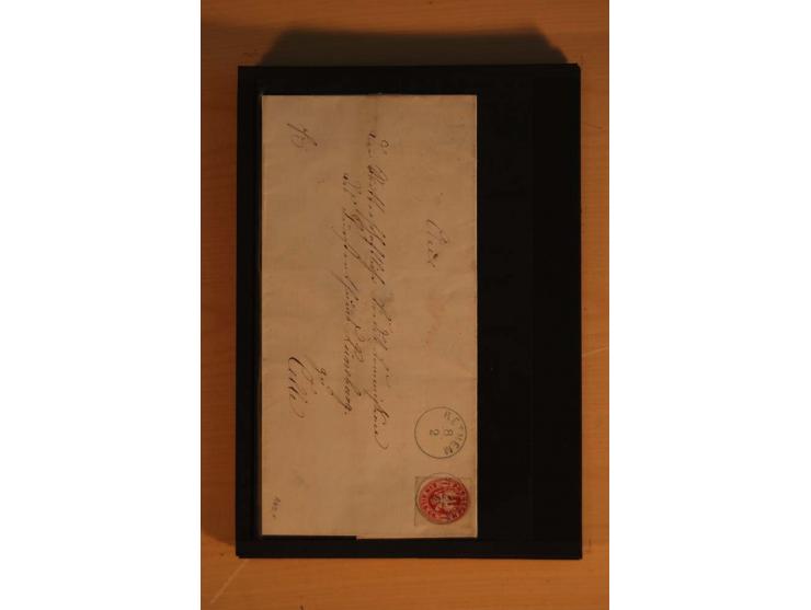 1850/75 (ca.), reichhaltiger Sammlungsbestand einschließlich einer  schönen Sammlung nachverwendeter Stempel; dabei viel inte