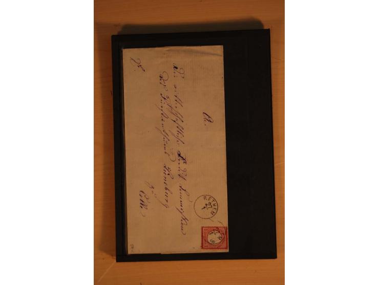 1850/75 (ca.), reichhaltiger Sammlungsbestand einschließlich einer  schönen Sammlung nachverwendeter Stempel; dabei viel inte