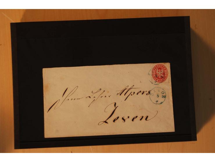 1850/75 (ca.), reichhaltiger Sammlungsbestand einschließlich einer  schönen Sammlung nachverwendeter Stempel; dabei viel inte