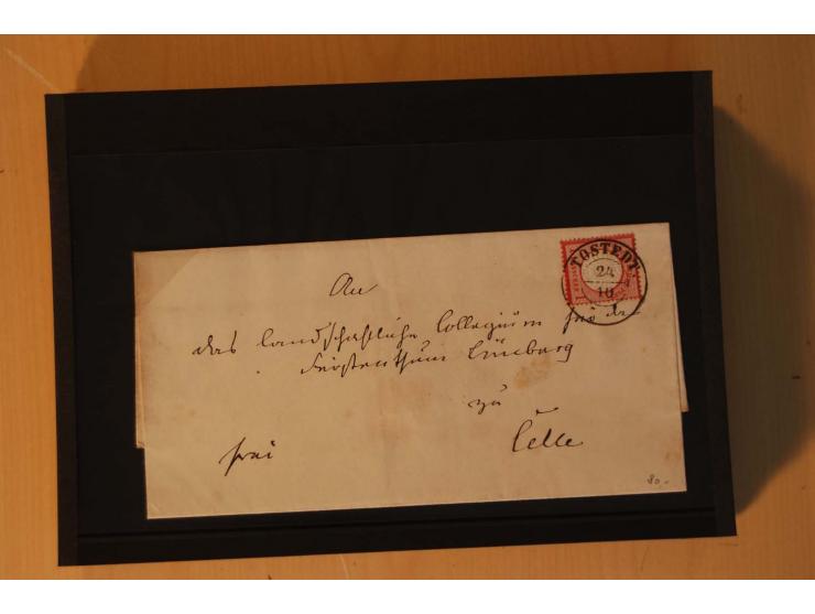 1850/75 (ca.), reichhaltiger Sammlungsbestand einschließlich einer  schönen Sammlung nachverwendeter Stempel; dabei viel inte