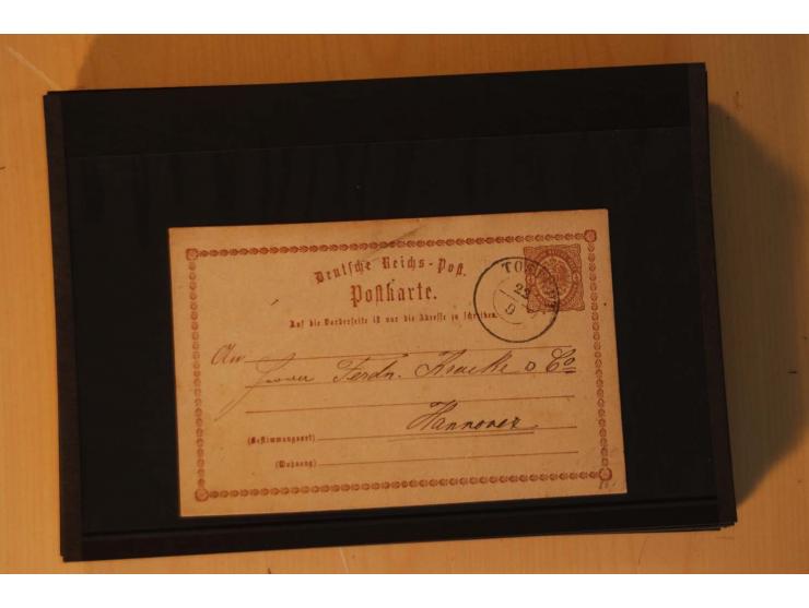 1850/75 (ca.), reichhaltiger Sammlungsbestand einschließlich einer  schönen Sammlung nachverwendeter Stempel; dabei viel inte