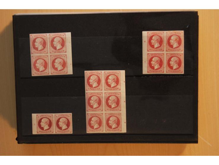 1850/75 (ca.), reichhaltiger Sammlungsbestand einschließlich einer  schönen Sammlung nachverwendeter Stempel; dabei viel inte