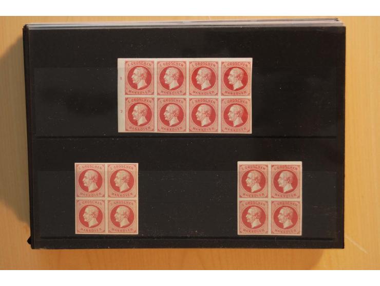 1850/75 (ca.), reichhaltiger Sammlungsbestand einschließlich einer  schönen Sammlung nachverwendeter Stempel; dabei viel inte