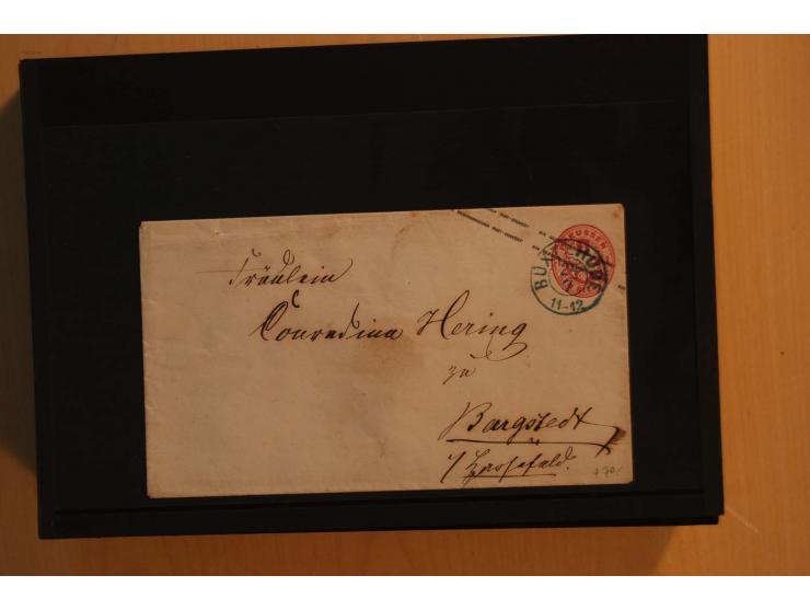 1850/75 (ca.), reichhaltiger Sammlungsbestand einschließlich einer  schönen Sammlung nachverwendeter Stempel; dabei viel inte