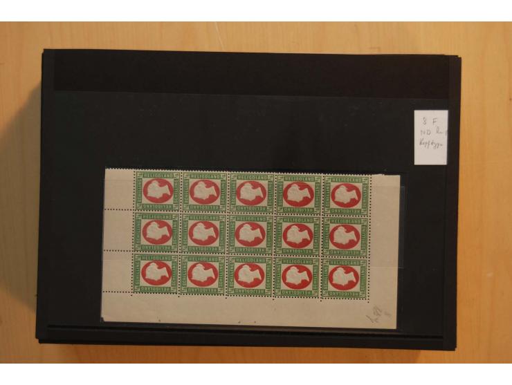 1867/95, ungebrauchte und gestempelter Sammlungsbestand mit vielen Originalen und Neudrucken, teils auch in Einheiten, dabei 