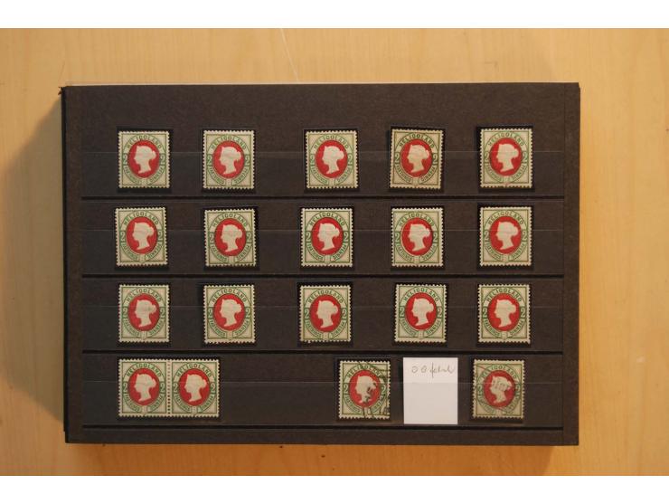 1867/95, ungebrauchte und gestempelter Sammlungsbestand mit vielen Originalen und Neudrucken, teils auch in Einheiten, dabei 
