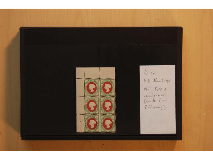 1867/95, ungebrauchte und gestempelter Sammlungsbestand mit vielen Originalen und Neudrucken, teils auch in Einheiten, dabei 