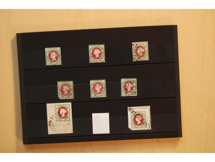 1867/95, ungebrauchte und gestempelter Sammlungsbestand mit vielen Originalen und Neudrucken, teils auch in Einheiten, dabei 