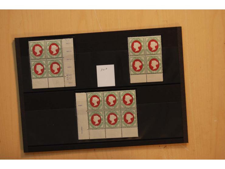 1867/95, ungebrauchte und gestempelter Sammlungsbestand mit vielen Originalen und Neudrucken, teils auch in Einheiten, dabei 