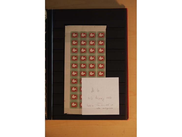 1867/95, ungebrauchte und gestempelter Sammlungsbestand mit vielen Originalen und Neudrucken, teils auch in Einheiten, dabei 