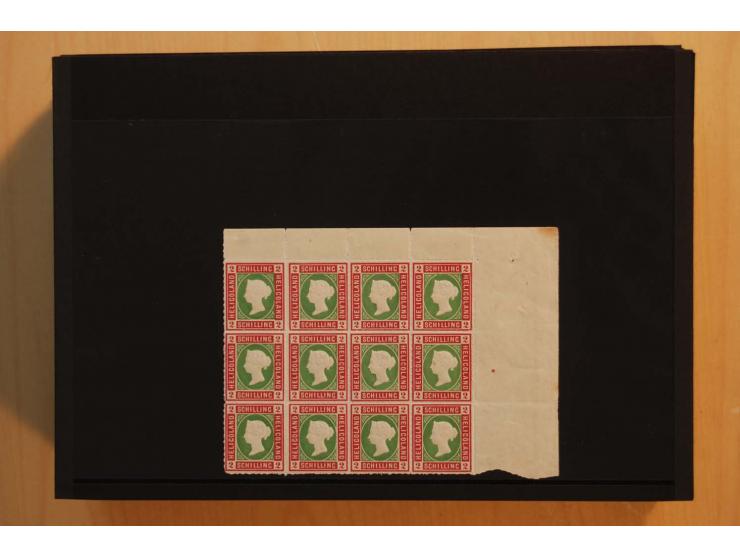 1867/95, ungebrauchte und gestempelter Sammlungsbestand mit vielen Originalen und Neudrucken, teils auch in Einheiten, dabei 
