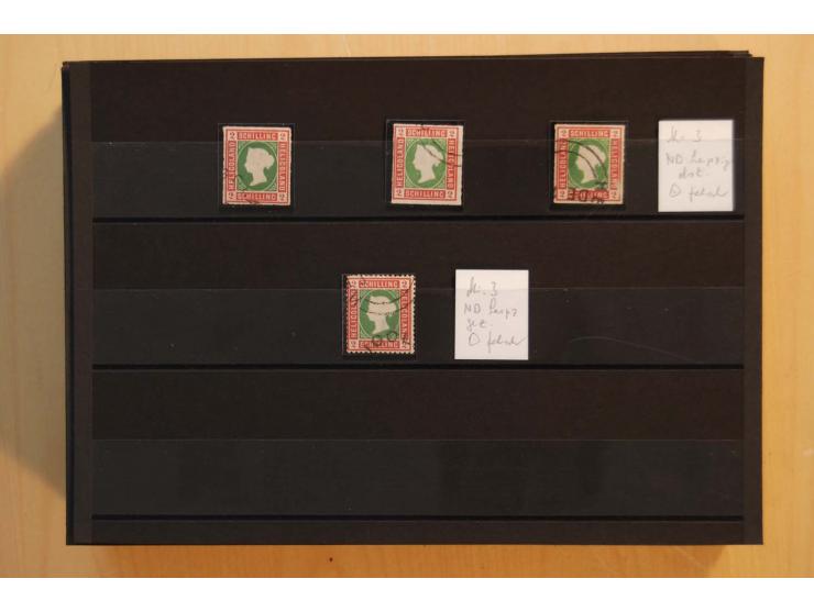 1867/95, ungebrauchte und gestempelter Sammlungsbestand mit vielen Originalen und Neudrucken, teils auch in Einheiten, dabei 