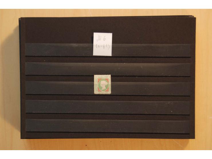 1867/95, ungebrauchte und gestempelter Sammlungsbestand mit vielen Originalen und Neudrucken, teils auch in Einheiten, dabei 