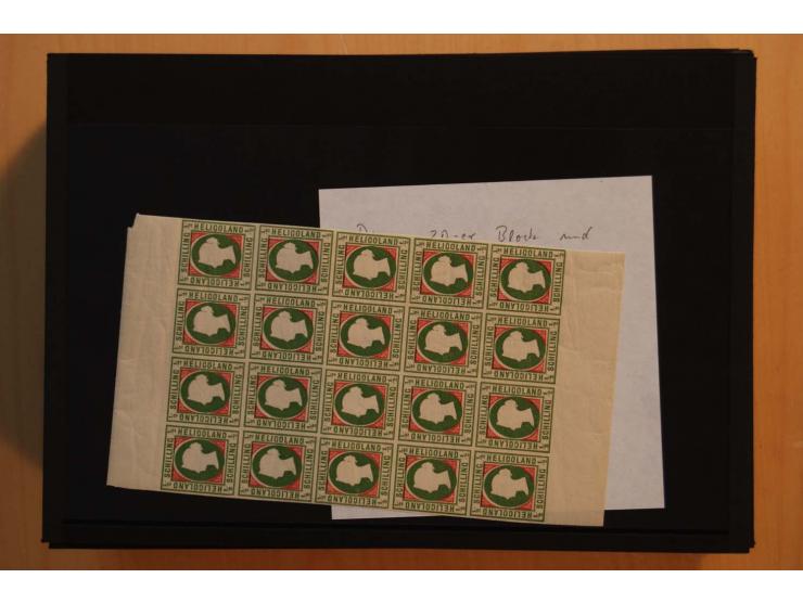1867/95, ungebrauchte und gestempelter Sammlungsbestand mit vielen Originalen und Neudrucken, teils auch in Einheiten, dabei 