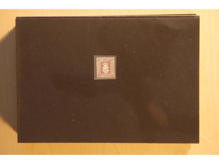 NORDDEUTSCHE STAATEN: 1852/65 (ca.),  Sammlungsbestand in 6 Kassetten und 2 Briefalben, sehr reichhaltig mit rund 150 Briefen