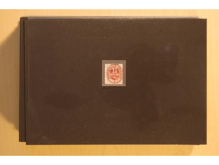 NORDDEUTSCHE STAATEN: 1852/65 (ca.),  Sammlungsbestand in 6 Kassetten und 2 Briefalben, sehr reichhaltig mit rund 150 Briefen