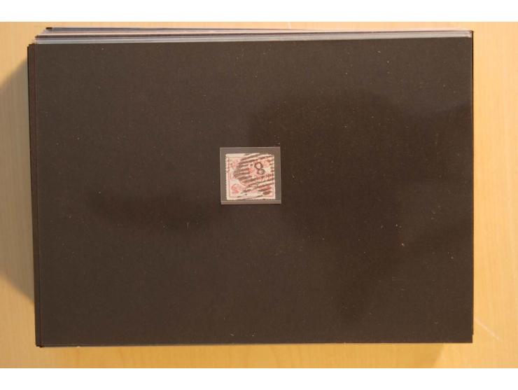 NORDDEUTSCHE STAATEN: 1852/65 (ca.),  Sammlungsbestand in 6 Kassetten und 2 Briefalben, sehr reichhaltig mit rund 150 Briefen