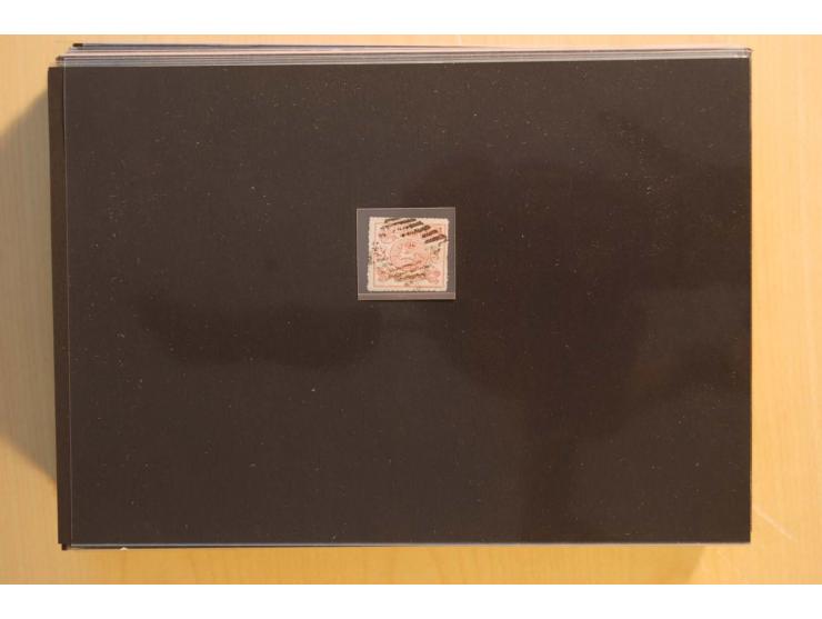 NORDDEUTSCHE STAATEN: 1852/65 (ca.),  Sammlungsbestand in 6 Kassetten und 2 Briefalben, sehr reichhaltig mit rund 150 Briefen