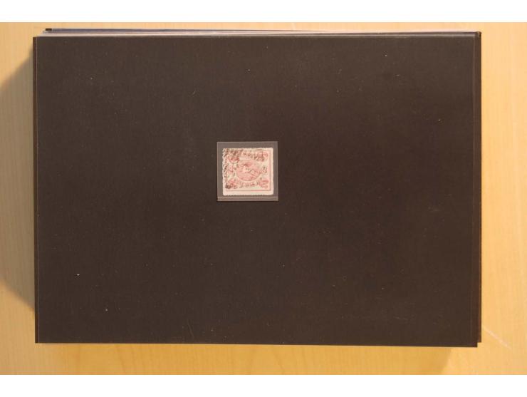 NORDDEUTSCHE STAATEN: 1852/65 (ca.),  Sammlungsbestand in 6 Kassetten und 2 Briefalben, sehr reichhaltig mit rund 150 Briefen